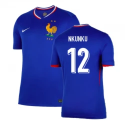 Maillot de Foot France Christopher Nkunku #12 Euro 2024 Domicile Homme