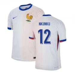 Maillot de Foot France Christopher Nkunku #12 Euro 2024 Extérieur Homme