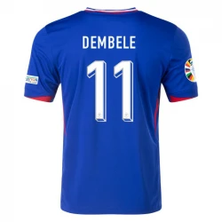 Maillot de Foot France Dembele #11 Euro 2024 Domicile Homme