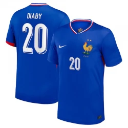 Maillot de Foot France Diaby #20 Euro 2024 Domicile Homme