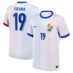 Maillot de Foot France Fofana #19 Euro 2024 Extérieur Homme