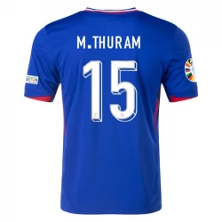 Maillot de Foot France M. Thuram #15 Euro 2024 Domicile Homme