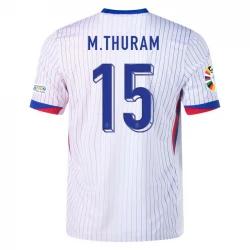 Maillot de Foot France M. Thuram #15 Euro 2024 Extérieur Homme