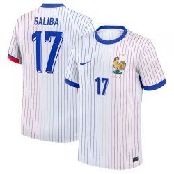 Maillot de Foot France Saliba #17 Euro 2024 Extérieur Homme