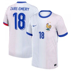 Maillot de Foot France Zaire Emery #18 Euro 2024 Extérieur Homme