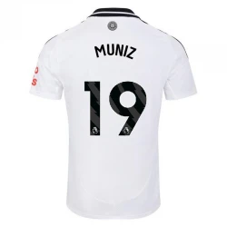 Maillot de Foot Fulham FC Muniz #19 2024-25 Domicile Homme