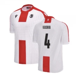 Maillot de Foot Georgia Kashia #4 Euro 2024 Domicile Homme