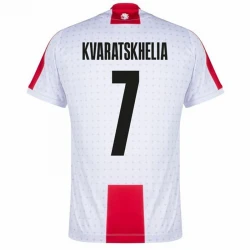 Maillot de Foot Georgia Kvaratskhelia #7 Euro 2024 Domicile Homme