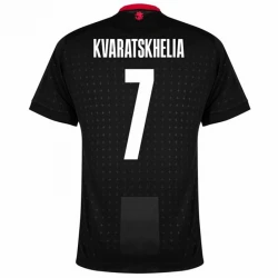 Maillot de Foot Georgia Kvaratskhelia #7 Euro 2024 Extérieur Homme