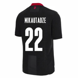 Maillot de Foot Georgia Mikautadze #22 Euro 2024 Extérieur Homme