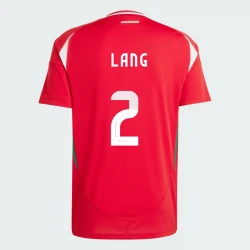 Maillot de Foot Hongrie Adam Lang #2 Euro 2024 Domicile Homme