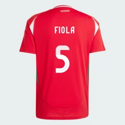 Maillot de Foot Hongrie Attila Fiola #5 Euro 2024 Domicile Homme