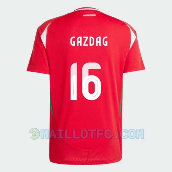 Maillot de Foot Hongrie Daniel Gazdag #16 Euro 2024 Domicile Homme
