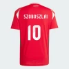 Maillot de Foot Hongrie Dominik Szoboszlai #10 Euro 2024 Domicile Homme