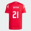 Maillot de Foot Hongrie Endre Botka #21 Euro 2024 Domicile Homme