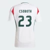 Maillot de Foot Hongrie Kevin Csoboth #23 Euro 2024 Extérieur Homme