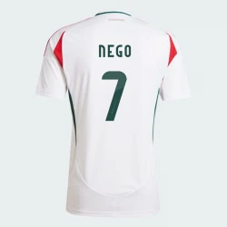 Maillot de Foot Hongrie Loic Nego #7 Euro 2024 Extérieur Homme