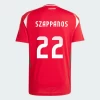 Maillot de Foot Hongrie Peter Szappanos #17 Euro 2024 Domicile Homme