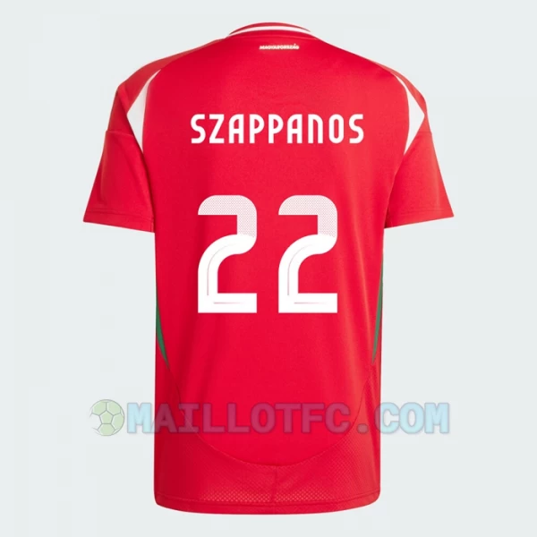Maillot de Foot Hongrie Peter Szappanos #17 Euro 2024 Domicile Homme