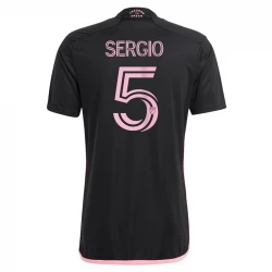 Maillot de Foot Inter Miami CF 2024-25 Sergio #5 Extérieur Homme