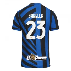 Maillot de Foot Inter Milan Nicolò Barella #23 2024-25 Domicile Homme