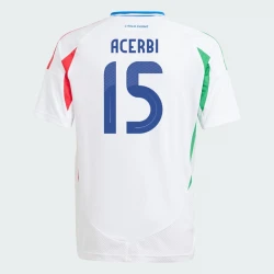 Maillot de Foot Italie Acerbi #15 Euro 2024 Extérieur Homme