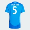 Maillot de Foot Italie Calafiori Calafiori #5 Euro 2024 Domicile Homme