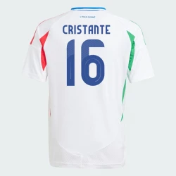 Maillot de Foot Italie Cristante #16 Euro 2024 Extérieur Homme