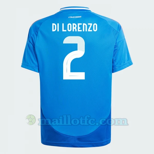 Maillot de Foot Italie Di Lorenzo #2 Euro 2024 Domicile Homme