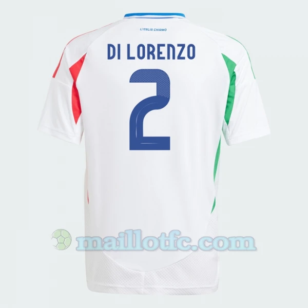 Maillot de Foot Italie Di Lorenzo #2 Euro 2024 Extérieur Homme