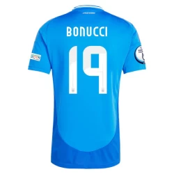 Maillot de Foot Italie Leonardo Bonucci #19 Euro 2024 Domicile Homme