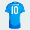 Maillot de Foot Italie Pellegrini #10 Euro 2024 Domicile Homme