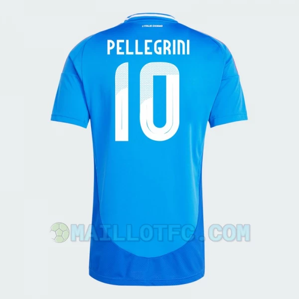 Maillot de Foot Italie Pellegrini #10 Euro 2024 Domicile Homme