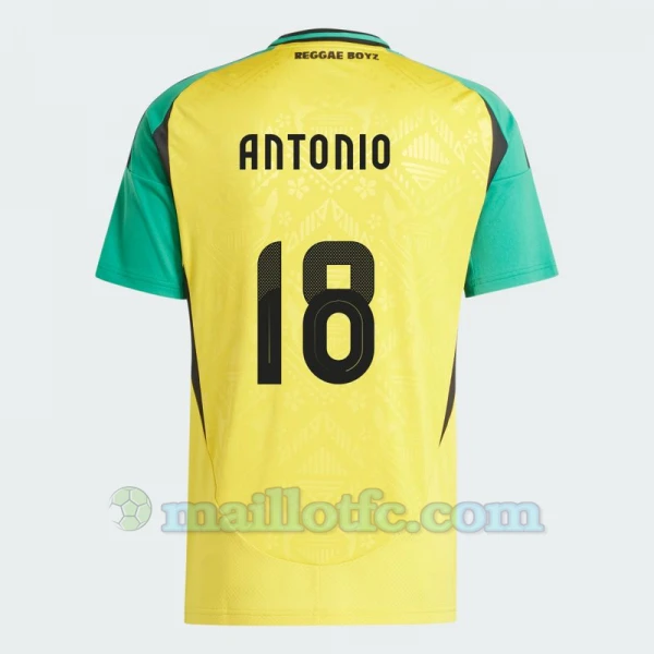 Maillot de Foot Jamaïque Antonio #18 Copa America 2024 Domicile Homme