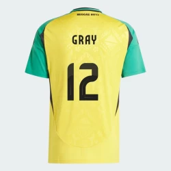 Maillot de Foot Jamaïque Gray #12 Copa America 2024 Domicile Homme