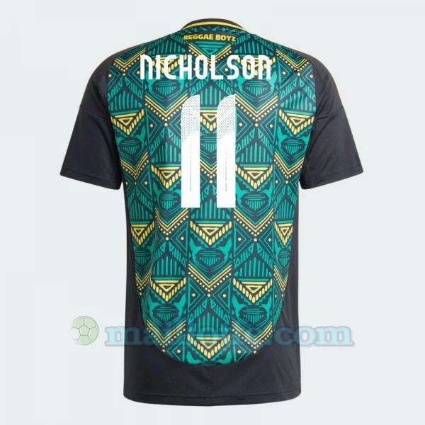 Maillot de Foot Jamaïque Nicholson #11 Copa America 2024 Extérieur Homme