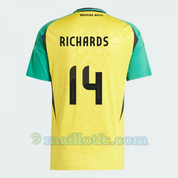 Maillot de Foot Jamaïque Richards #14 Copa America 2024 Domicile Homme