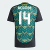 Maillot de Foot Jamaïque Richards #14 Copa America 2024 Extérieur Homme