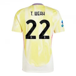 Maillot de Foot Juventus FC 2024-25 T.Weah #22 Extérieur Homme