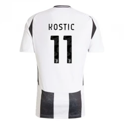 Maillot de Foot Juventus FC Kostic #11 2024-25 Domicile Homme