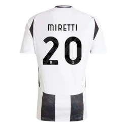 Maillot de Foot Juventus FC Miretti #20 2024-25 Domicile Homme