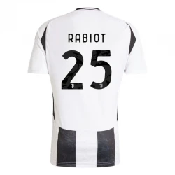 Maillot de Foot Juventus FC Rabiot #25 2024-25 Domicile Homme