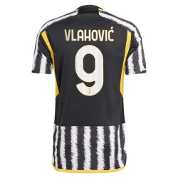 Maillot de Foot Juventus FC Vlahovic #9 2023-24 Domicile Homme