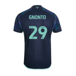 Maillot de Foot Leeds United 2023-24 Gnonto #29 Extérieur Homme