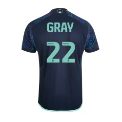 Maillot de Foot Leeds United 2023-24 Gray #22 Extérieur Homme