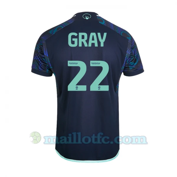 Maillot de Foot Leeds United 2023-24 Gray #22 Extérieur Homme