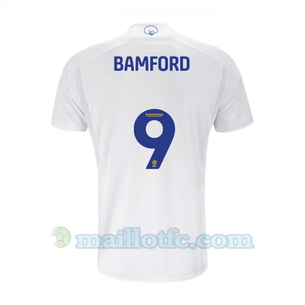 Maillot de Foot Leeds United Bamford #9 2023-24 Domicile Homme