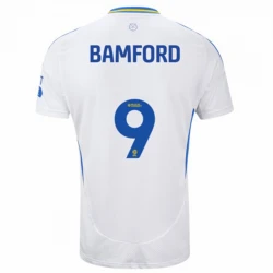 Maillot de Foot Leeds United Bamford #9 2024-25 Domicile Homme