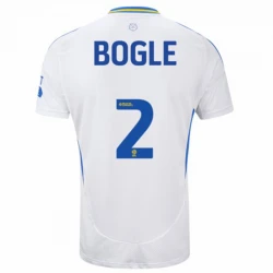 Maillot de Foot Leeds United Bogle #2 2024-25 Domicile Homme