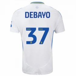 Maillot de Foot Leeds United Debayo #37 2024-25 Domicile Homme